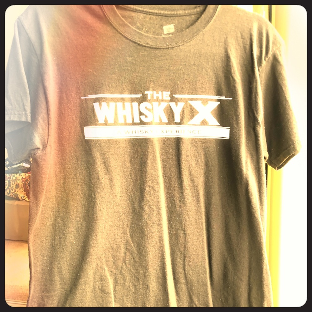 Hanes WhiskyX Medium Black Promotion Shirt OBO
